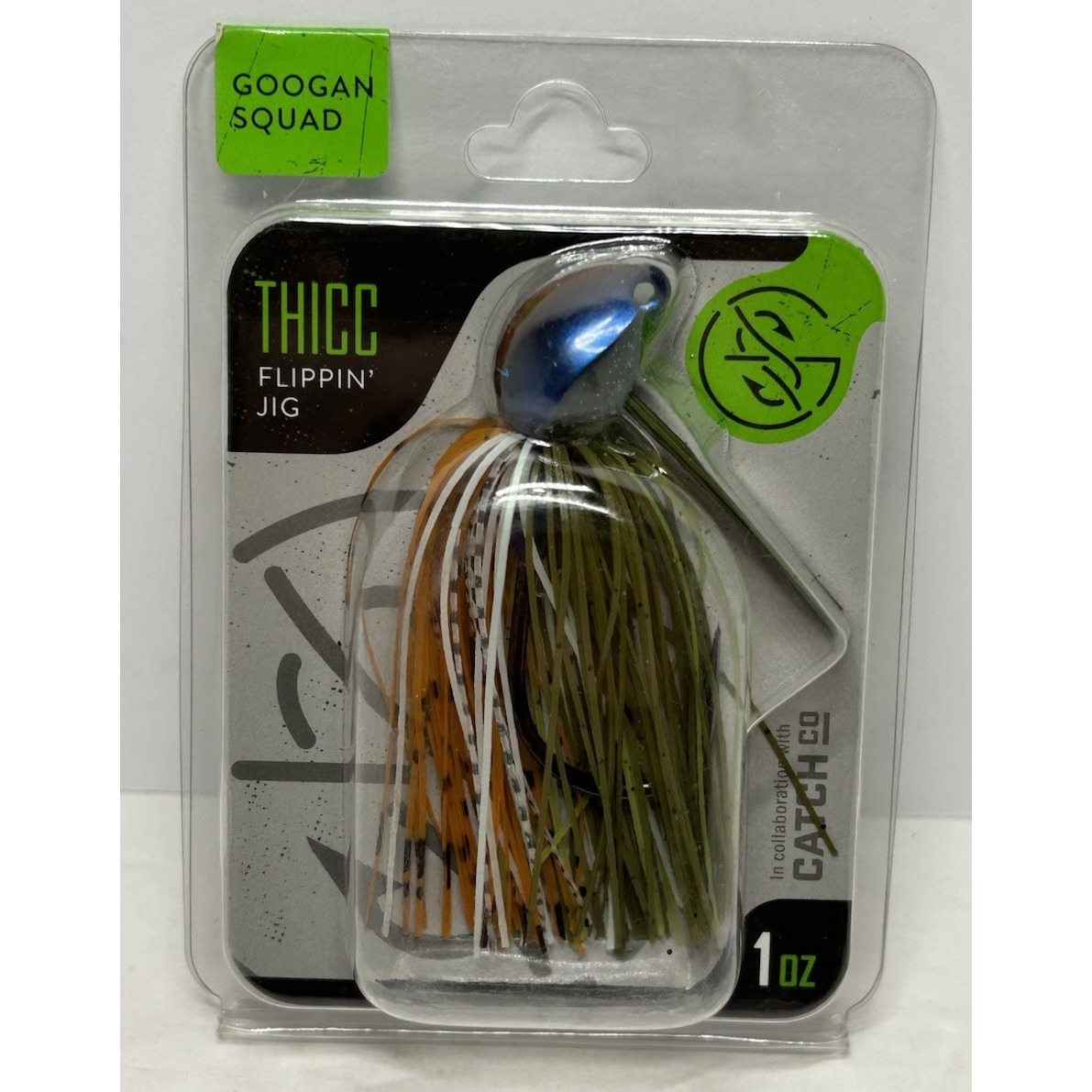 Googan Squad Thicc Flippin Jig 1 Oz Blue Gill Fishing Lure Brand New Googan Squad Thicc Flippin Jig 1 Oz Blue Gill Fishing Lure Brand New